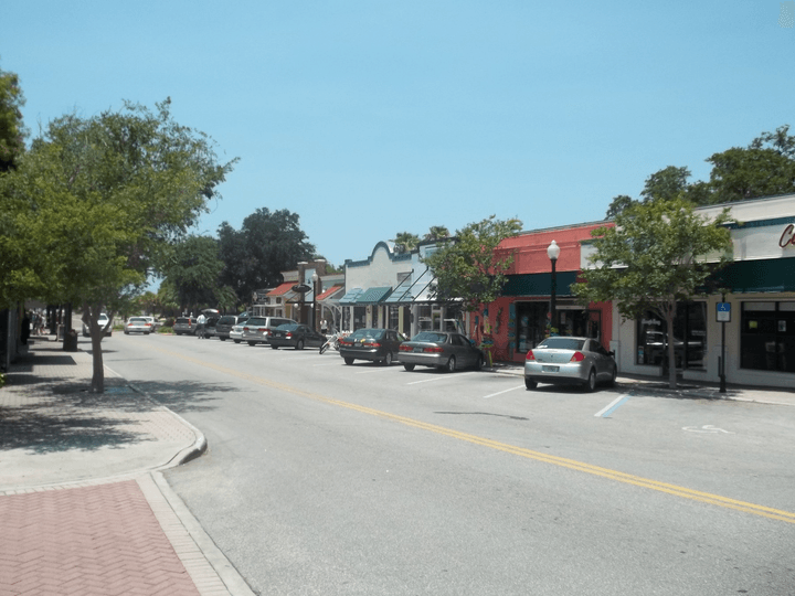 Main Street in downtown Dunedin